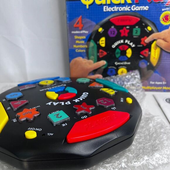 Excalibur Quick Play Electronic Game NEW Shapes Music Colors Numbers Memory - Picture 10 of 10